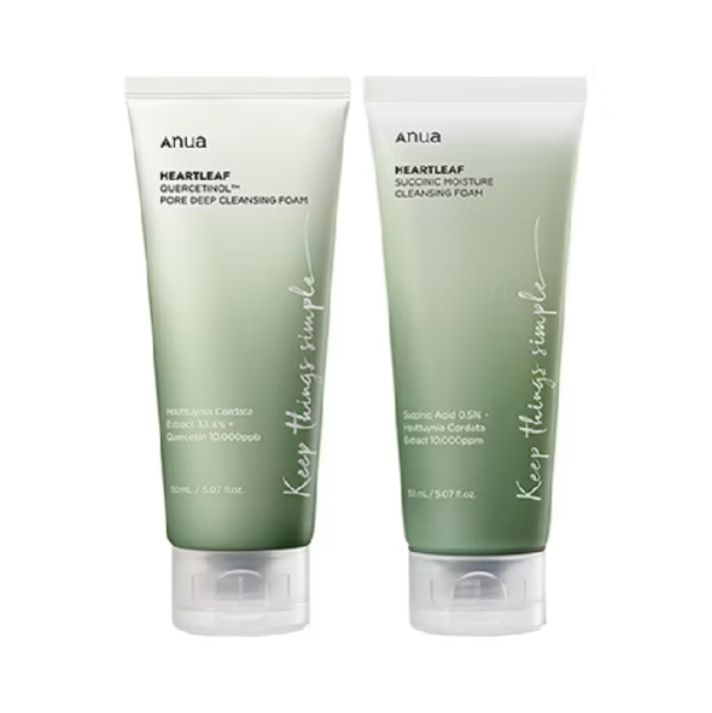 ANUA - 2pcs Facial Cleanser